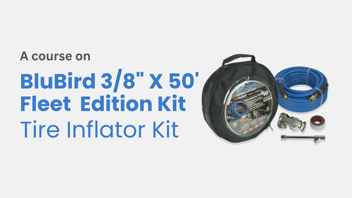 BluBird 3/8 X 50 Fleet Edition Tire Inflator Kit