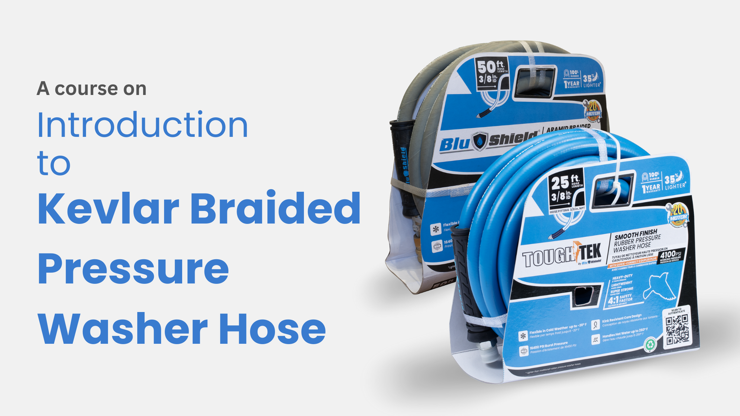Kevlar Braided Pressure Washer Hose
