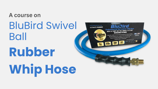 BluBird Swivel Ball Rubber Whip Hose