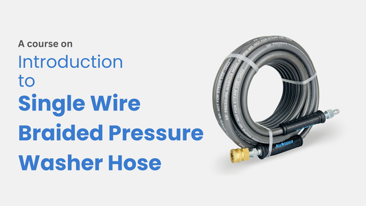 Single Wire Braided Pressure Washer Hose